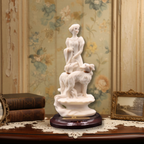 Giuseppe Armani Lady with Two Borzoi Dogs - LADYBIRD LAUGH