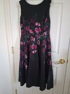 Anthropologie Erin Fetherston Floral Neoprene Fit & Flare Dress - LADYBIRD LAUGH