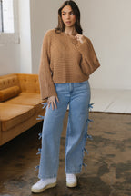 Ivy Sleeve Loose Pullover Sweater