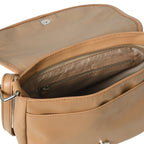 The Croco Satchel- Beige
