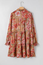 Maddie Ruffle Mini Dress Long Sleeve Top