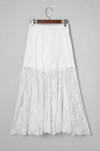 Maliyah Lace Flowy Maxi Skirt