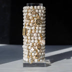 Sun Charm, Mother of Pearl, Charm Bar, Bag Charm