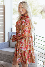 Maddie Ruffle Mini Dress Long Sleeve Top