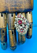 Red Statement Bling Ring - LADYBIRD LAUGH