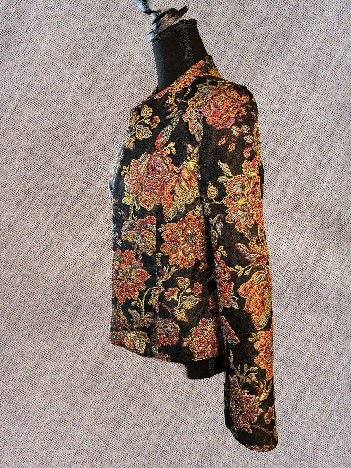 Retro, Artsy, Asian inspired, Embroidered and beaded blazer