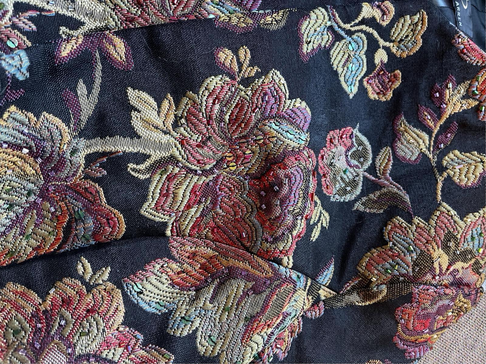 Retro, Artsy, Asian inspired, Embroidered and beaded blazer