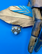 Faux Pearl Statement ring - LADYBIRD LAUGH