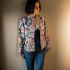 Retro, Artsy, Asian inspired, Embroidered and beaded blazer