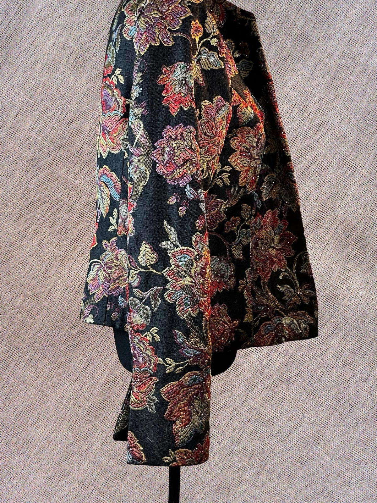 Retro, Artsy, Asian inspired, Embroidered and beaded blazer