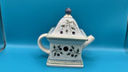Kathy Hatch - Blueberry Birdhouse Tea Pot - LADYBIRD LAUGH