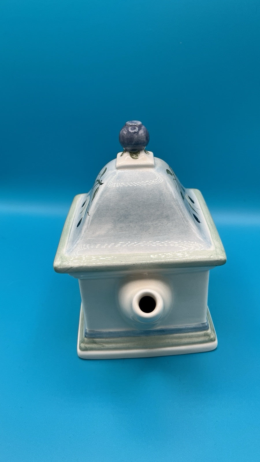 Kathy Hatch - Blueberry Birdhouse Tea Pot - LADYBIRD LAUGH
