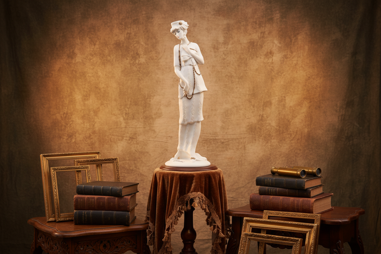 Giuseppe Armani 1987 Lady with Gold Necklace Figurine