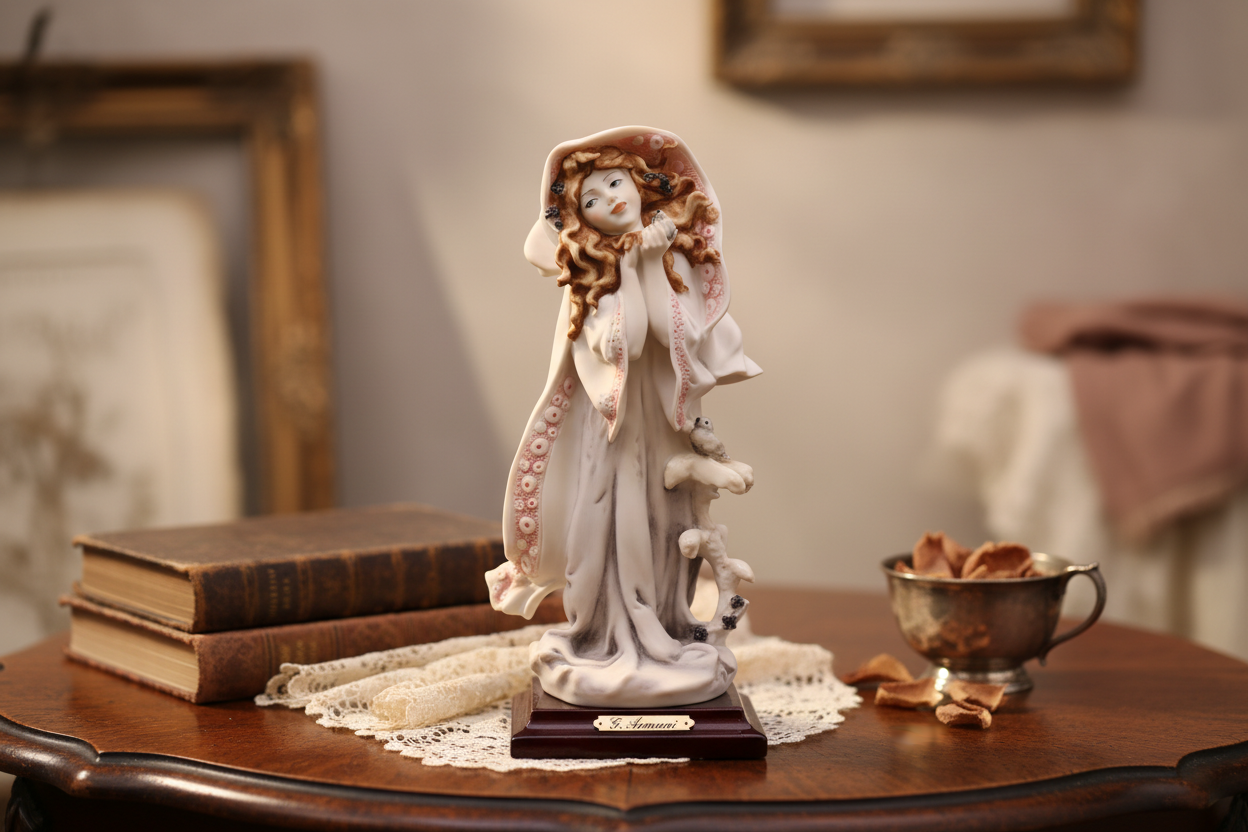 Giuseppe Armani Winter Figurine | Limited - LADYBIRD LAUGH
