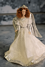 Franklin Mint Heirloom Doll "The Heralding Angel, 1988" - LADYBIRD LAUGH
