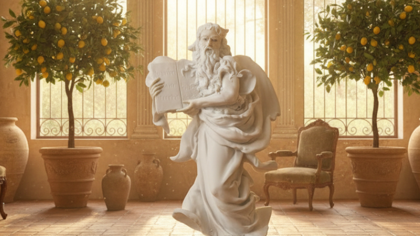 Giuseppe Armani Moses 10 Commandments | Florence Sculture d'Arte - LADYBIRD LAUGH