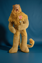 The Cowardly Lion from the Franklin Heirloom collection - LADYBIRD LAUGH