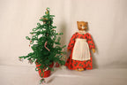 Vintage Silvestri's Mama Cat Christmas ornament - LADYBIRD LAUGH