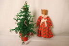 Vintage Silvestri's Mama Cat Christmas ornament - LADYBIRD LAUGH