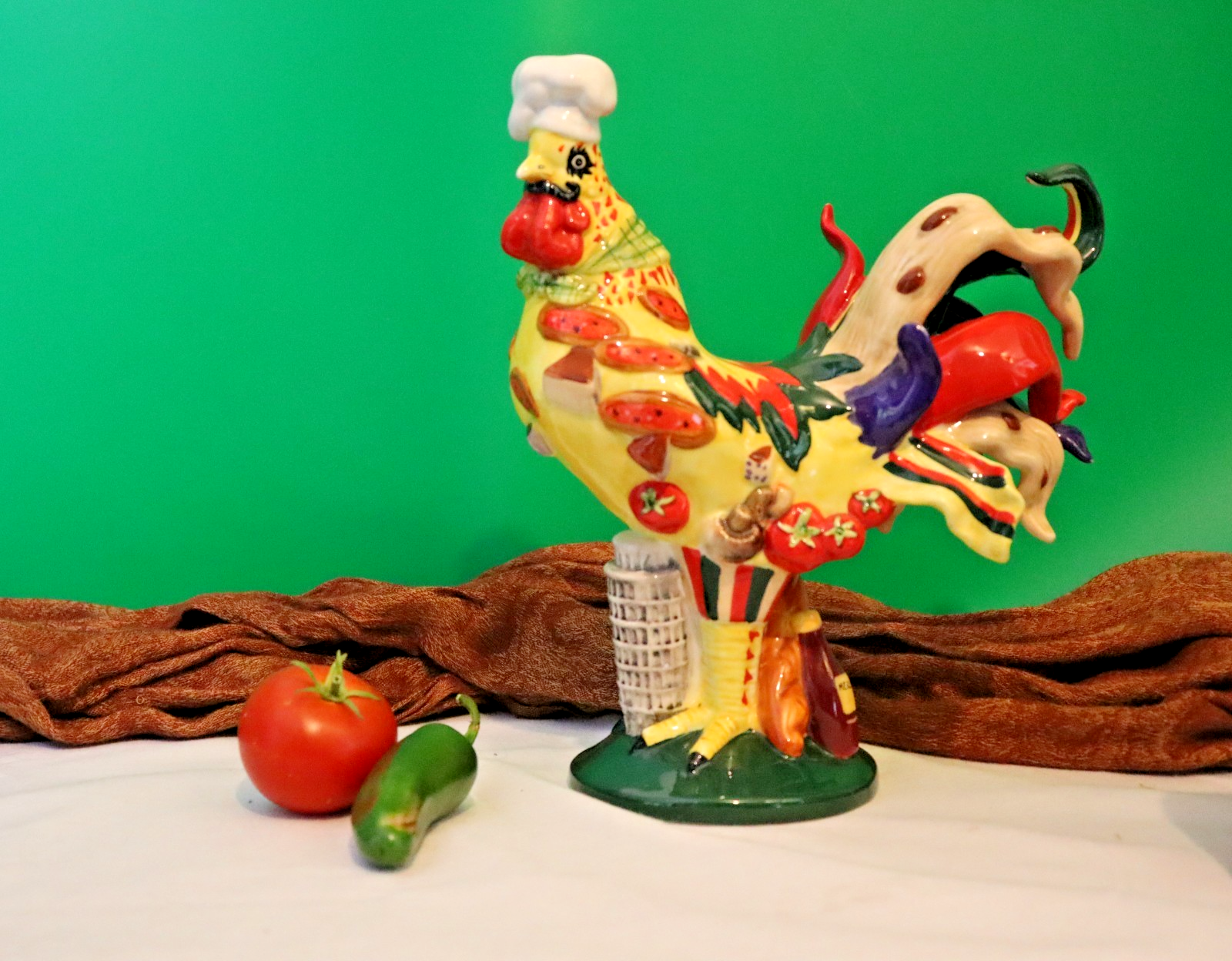 Sharon Neuhause's Poultry in Motion ' Chicken Parmesan' Rooster - LADYBIRD LAUGH