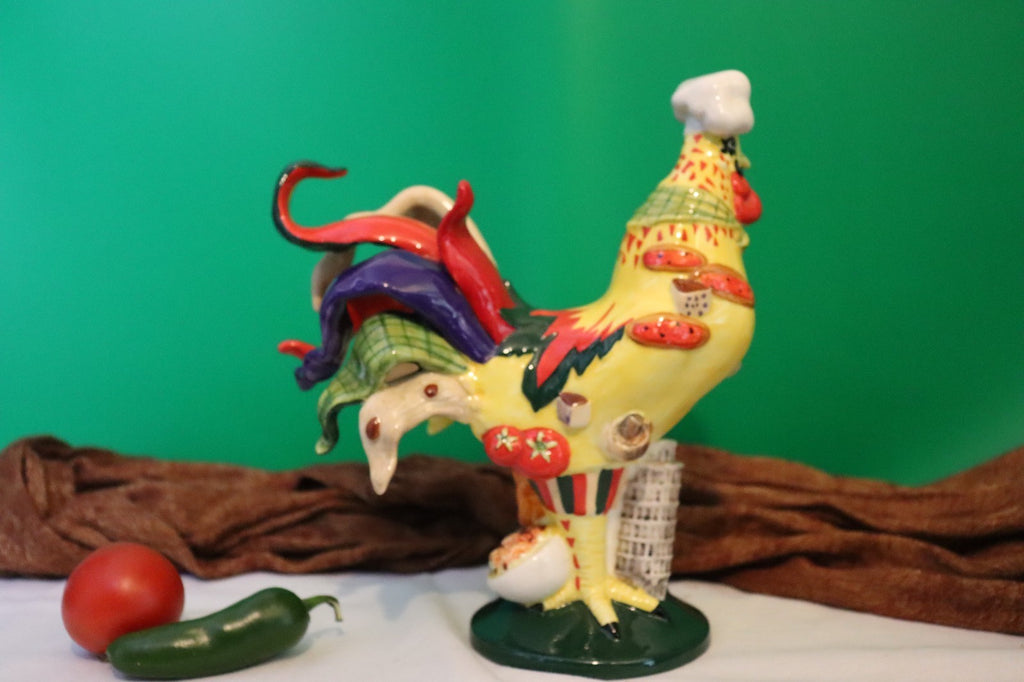 Sharon Neuhause's Poultry in Motion ' Chicken Parmesan' Rooster - LADYBIRD LAUGH