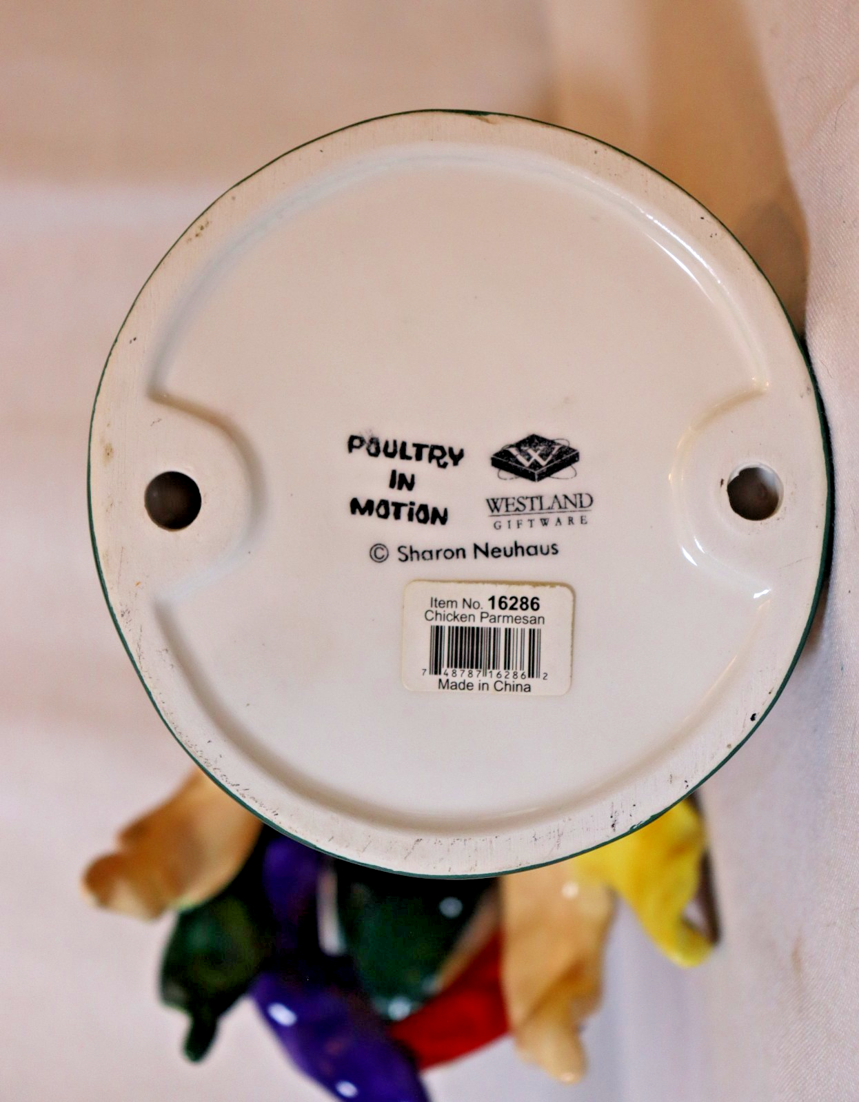 Sharon Neuhause's Poultry in Motion ' Chicken Parmesan' Rooster - LADYBIRD LAUGH