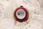 Limoges, France. Artoria. Egg shaped trinket box with roses - LADYBIRD LAUGH