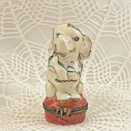 Beautiful Tassle Elephant -Peint Main Signed Exclusive Charmant - LADYBIRD LAUGH