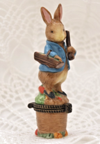Limited EditionPorcelain Hinged Trinket Box Midwest Cannon FW&CO Peter Rabbit - LADYBIRD LAUGH