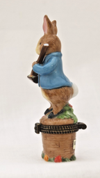 Limited EditionPorcelain Hinged Trinket Box Midwest Cannon FW&CO Peter Rabbit - LADYBIRD LAUGH
