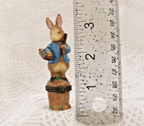 Limited EditionPorcelain Hinged Trinket Box Midwest Cannon FW&CO Peter Rabbit - LADYBIRD LAUGH