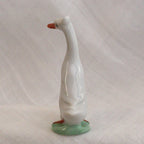 Cheeky white Runner Duck - Herend Hungary Hand Painted - LADYBIRD LAUGH