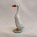 Cheeky white Runner Duck - Herend Hungary Hand Painted - LADYBIRD LAUGH