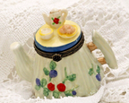 Tea Party with Tea and Crumpets Trinket Box - LADYBIRD LAUGH