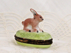 Rabbit on Grass Limoges - LADYBIRD LAUGH