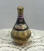 Limoges  "Chianti Liqueur Bottle" - LADYBIRD LAUGH