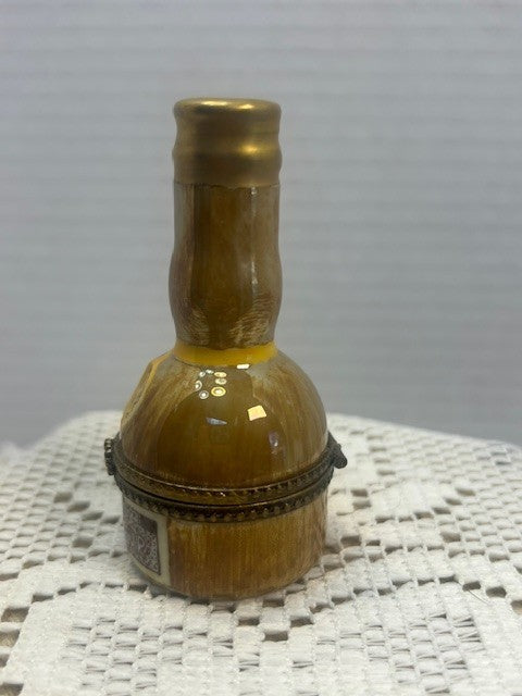 Limoges  "Long Neck Liqueur bottle" - Adorable - LADYBIRD LAUGH