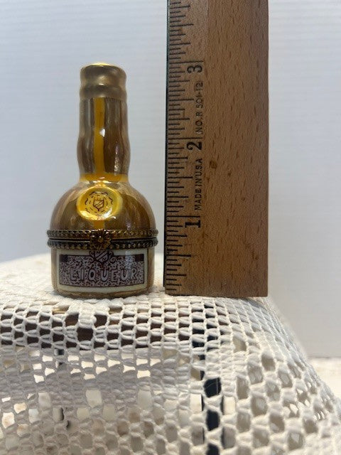 Limoges  "Long Neck Liqueur bottle" - Adorable - LADYBIRD LAUGH