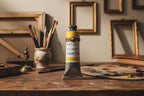 Limoges france peint main rochard artist's oil colour jaune d'or