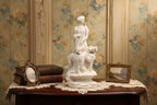 Giuseppe Armani Lady with Two Borzoi Dogs