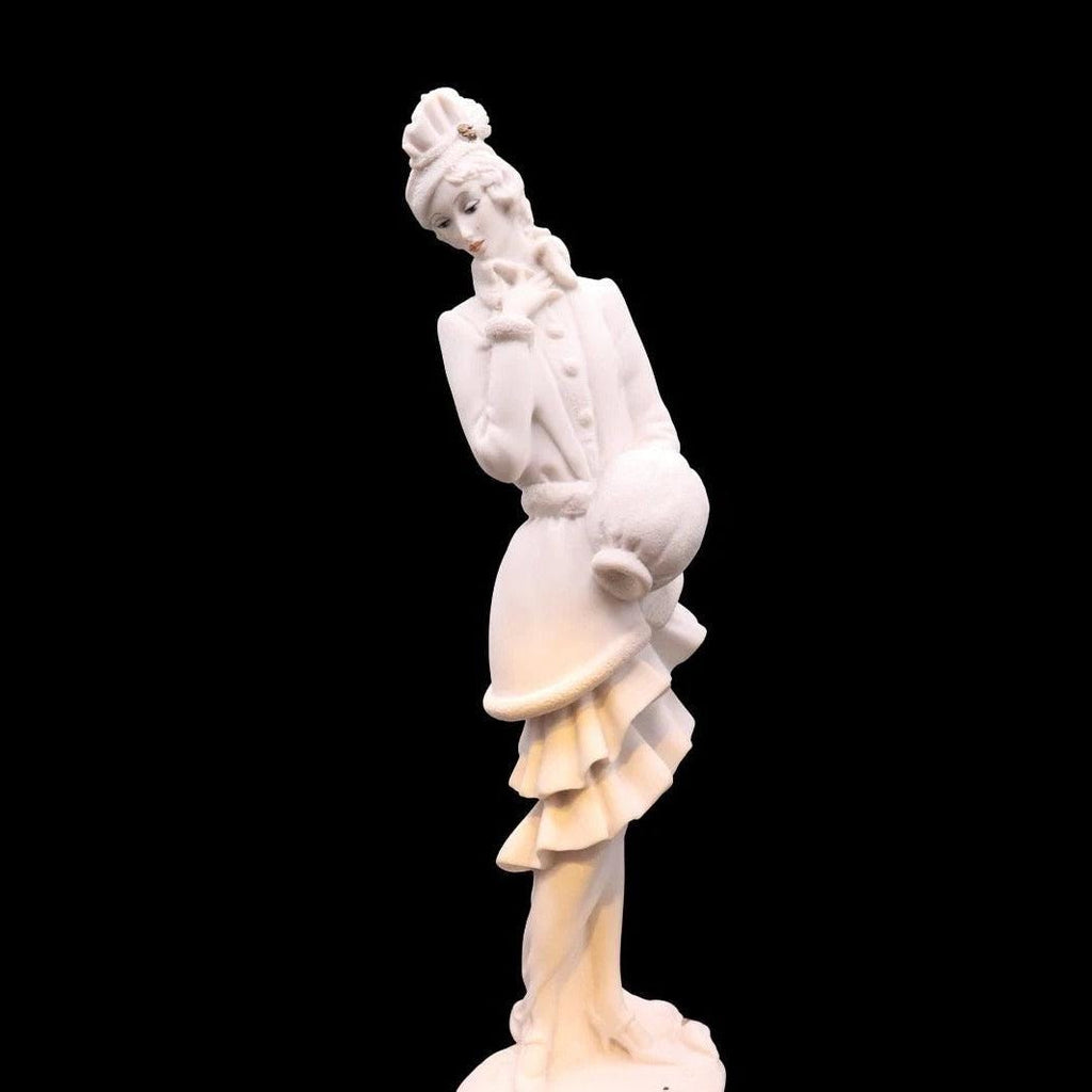 Giuseppe armani lady with muff sculpture
