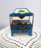 Sweet Limoges Blue Vegetable Cart - LADYBIRD LAUGH