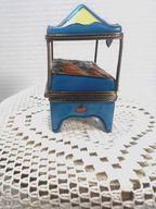 Sweet Limoges Blue Vegetable Cart - LADYBIRD LAUGH