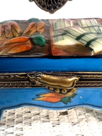 Sweet Limoges Blue Vegetable Cart - LADYBIRD LAUGH