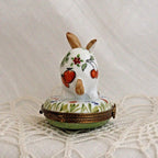 Limoges France Chamart Exclusive Rabbit Trinket Box with Fruit and Flowers – Peint Main