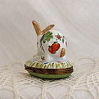 Limoges France Chamart Exclusive Rabbit Trinket Box with Fruit and Flowers – Peint Main