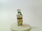 Limoges France Polar Bear with Green Scarf Trinket Box Hand Painted Porcelain