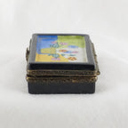 Vintage Limoges Flower Puzzle Trinket Box | Hand Painted Multicolor Floral Porcelain Box - LADYBIRD LAUGH