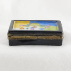 Vintage Limoges Flower Puzzle Trinket Box | Hand Painted Multicolor Floral Porcelain Box - LADYBIRD LAUGH