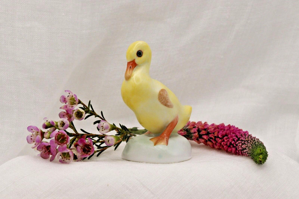 Herend Hungary Yellow Duckling Figurine Hand Painted Numbered Porcelain